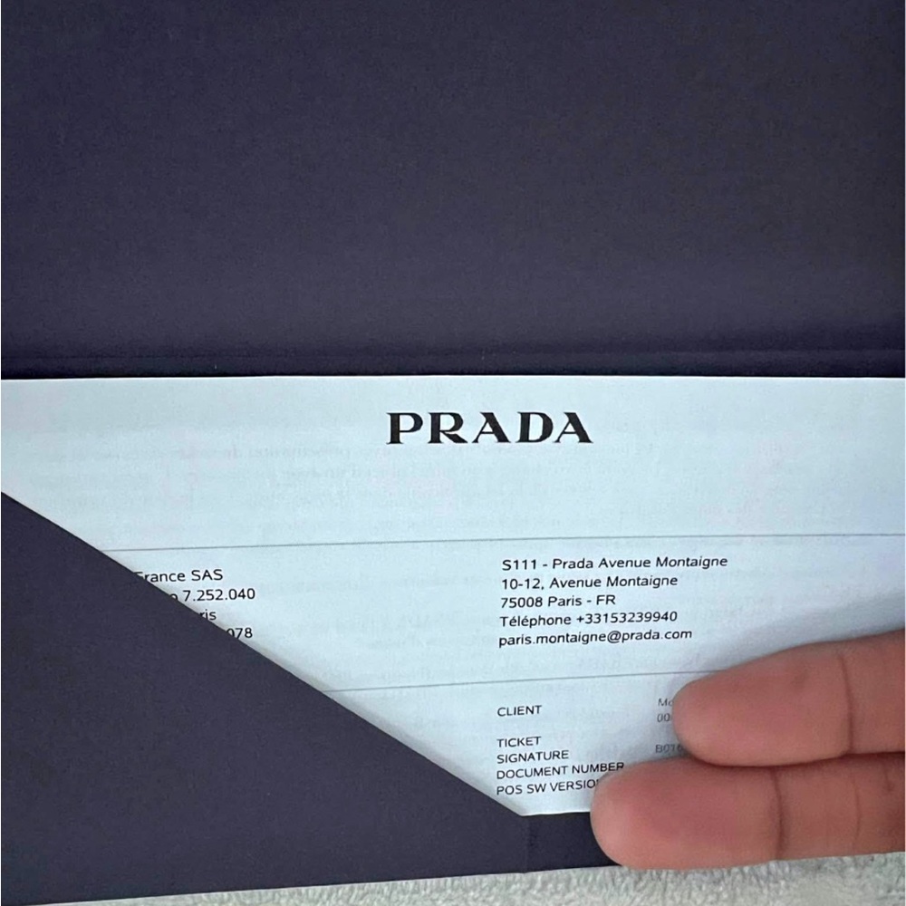 Prada Blue and White Lace-Up Sneakers - Picture 5 of 5